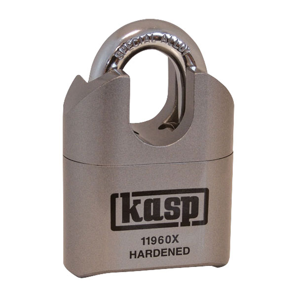 Lucchetto Kasp K11960XD ad alta sicurezza con combinazione a 4 cifre, arco chiuso da 60 mm