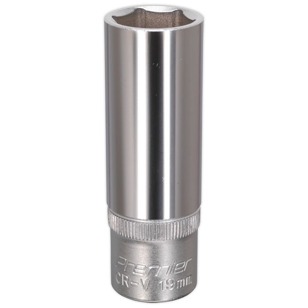 Sealey S1219D Walldrive Socket 19mm Deep 1/2