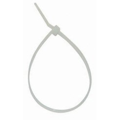 PC1093 100 pcs x Releasable Cable Ties Tidy 125 x 7.6mm White