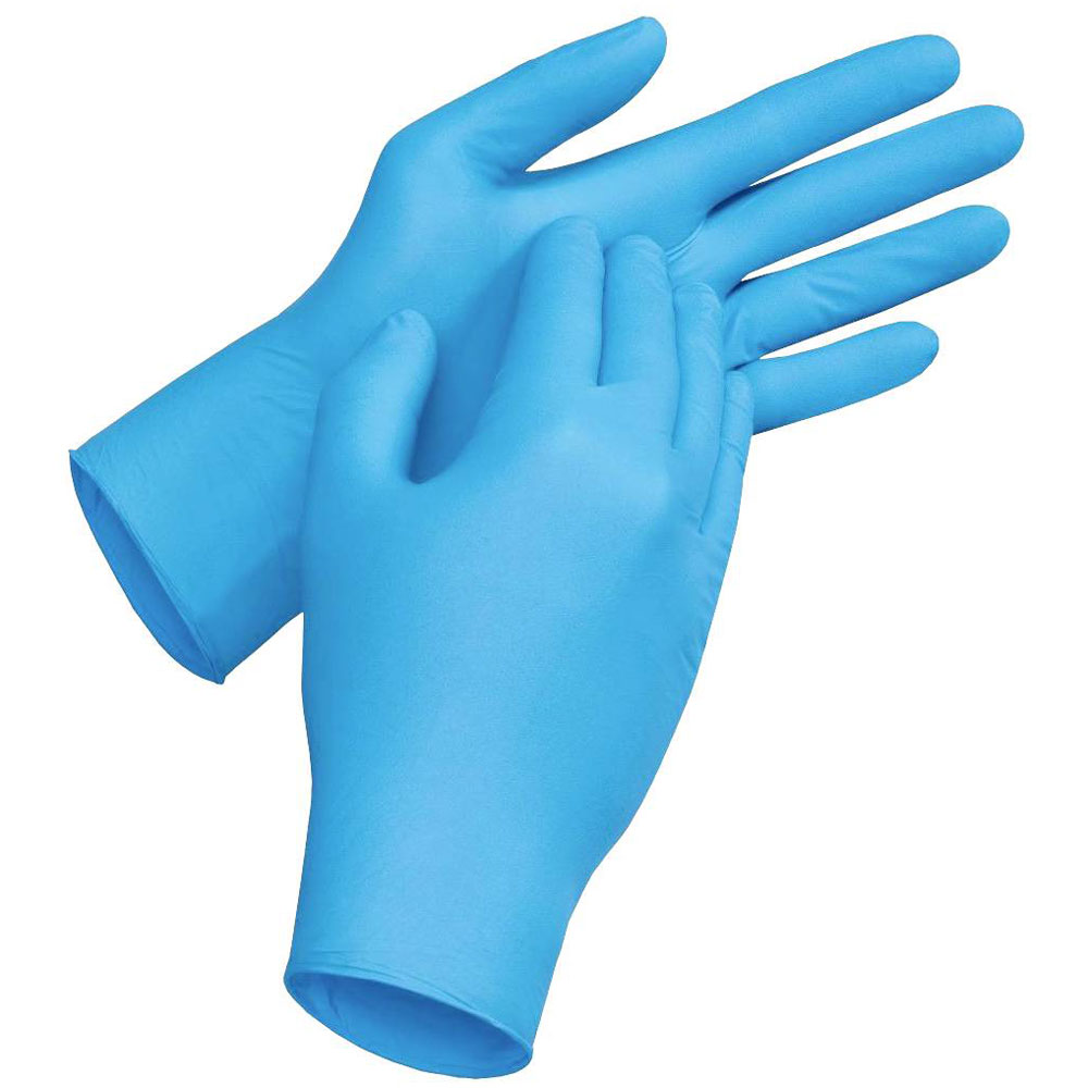 uvex 6016708 gants jetables en nitrile u-fit taille 8 M EN 374 100 unités