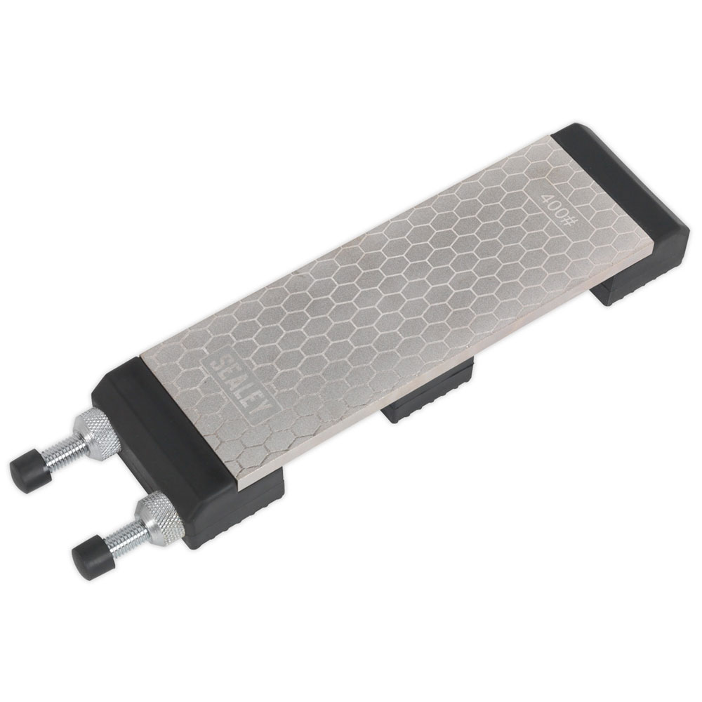 Sealey SCSS1 Combination Diamond Sharpening Whetstone + Adjustable Stone Holder