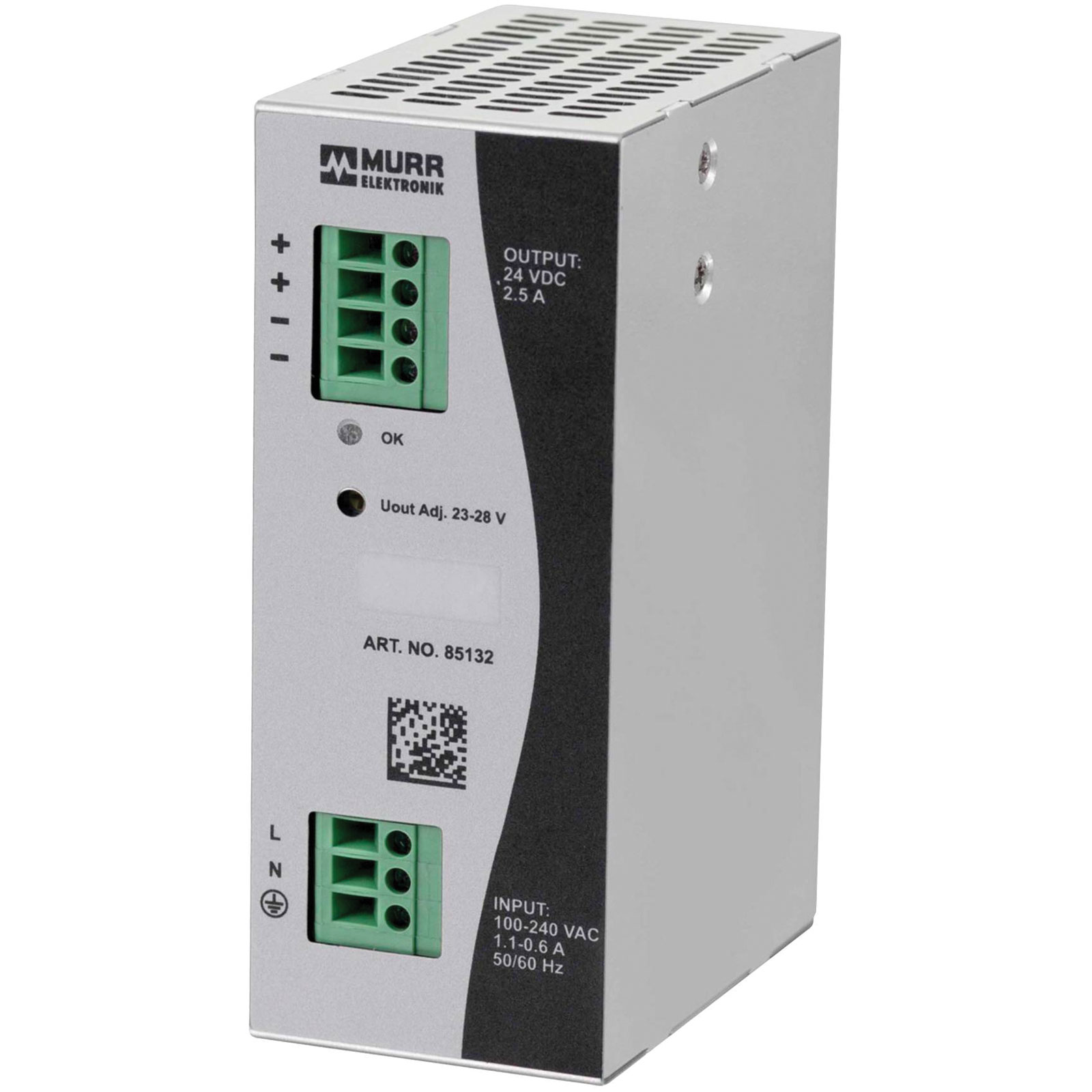Murrelektronik 85692 Fuente de alimentación de carril 28 V CC 24 A 1 salida 1 pieza Montaje en carril