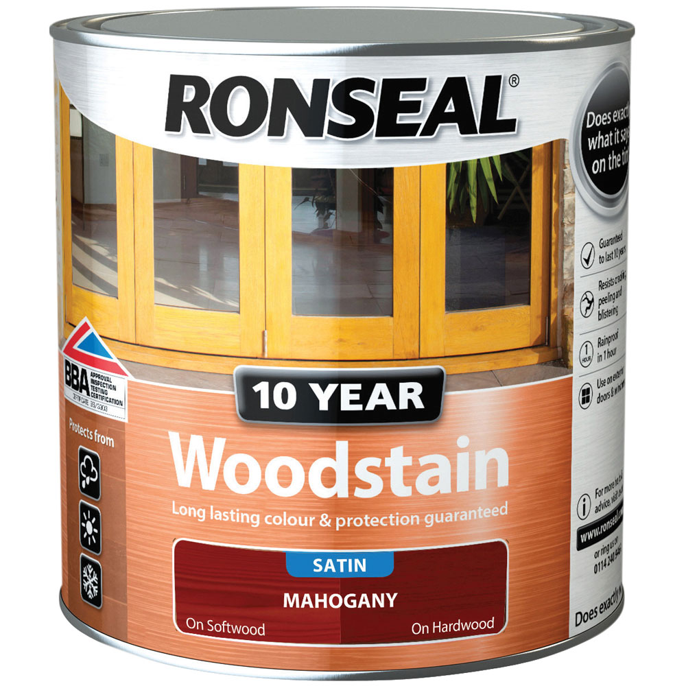 Ronseal 38685 10 anni Woodstain Mogano 2,5 litri