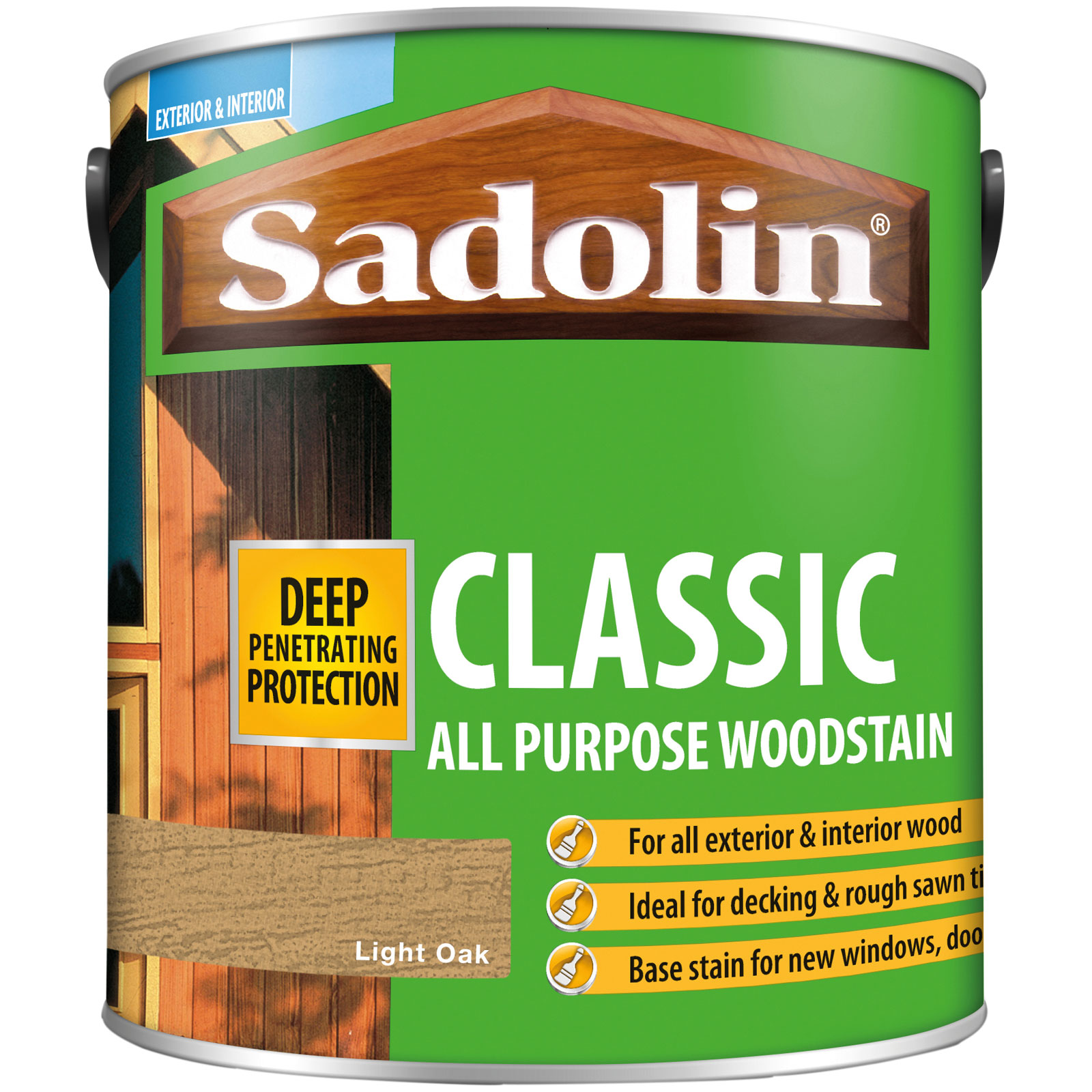 Sadolin 5012901 Classic Wood Protection Rovere Chiaro 2,5 litri