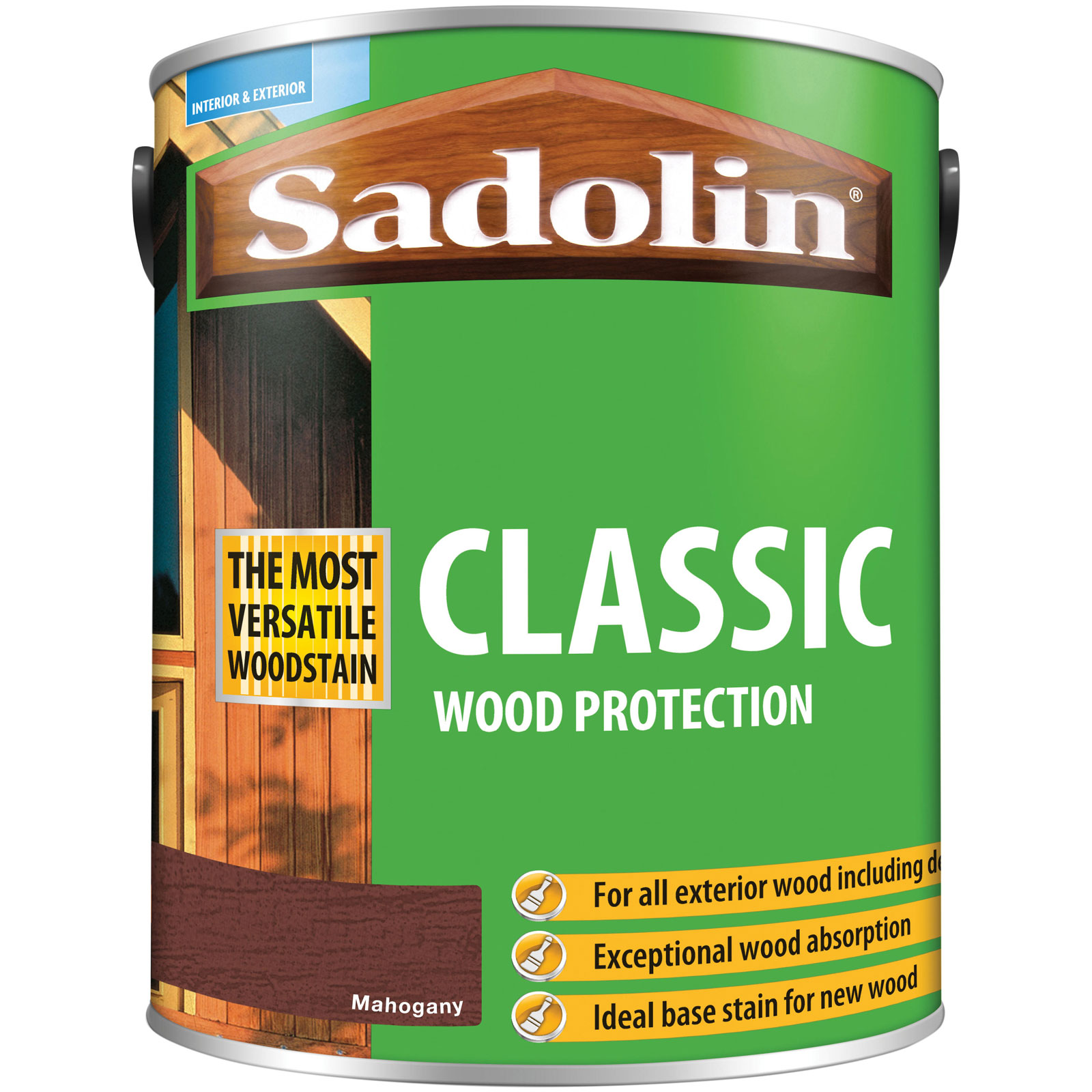 Sadolin 5028493 Classic Wood Protection Mogano 5 litri