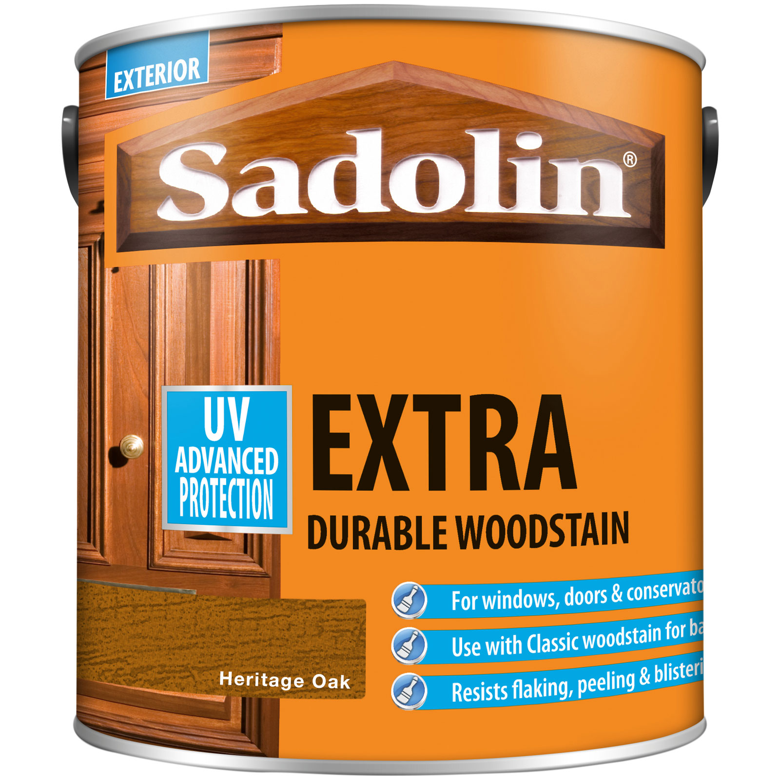 Sadolin 5090983 Extra durevole Woodstain Heritage Oak 2,5 litri