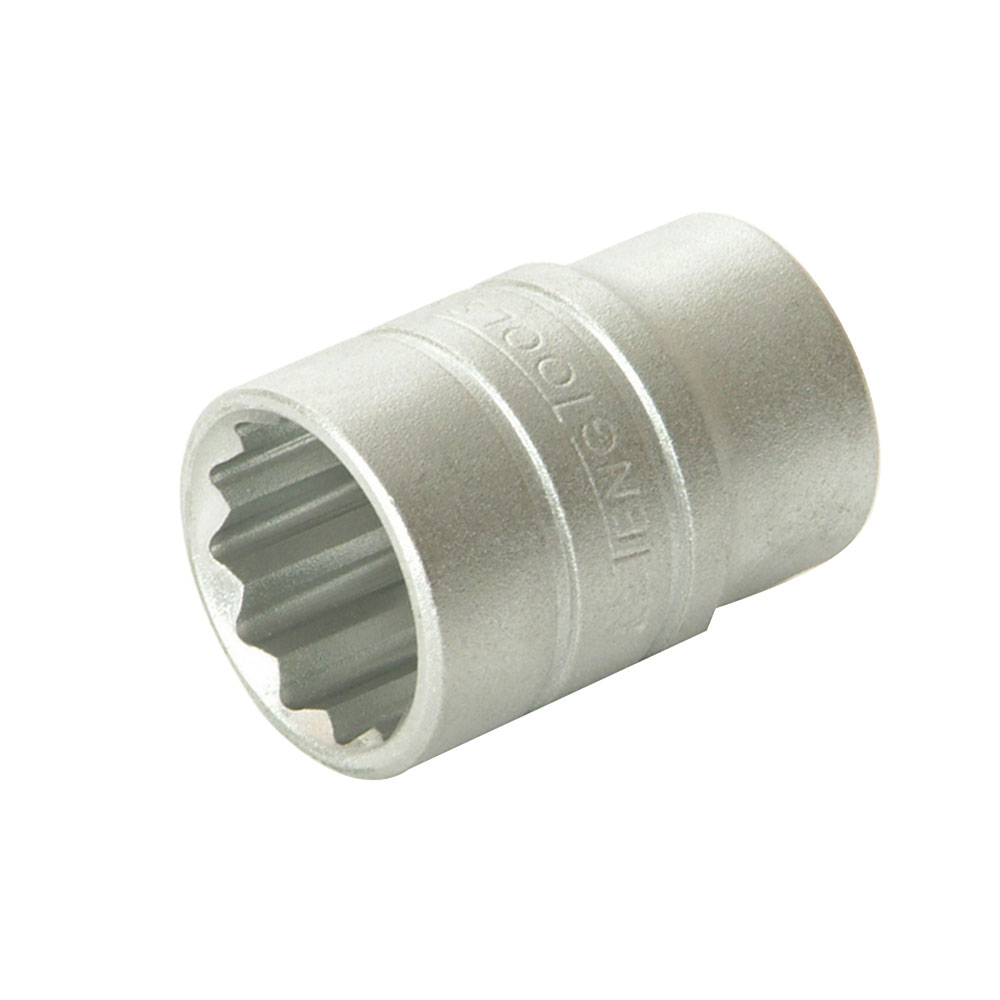 Teng M120512-C Bi-Hexagon Socket 12-Point 1/2in Drive 12mm