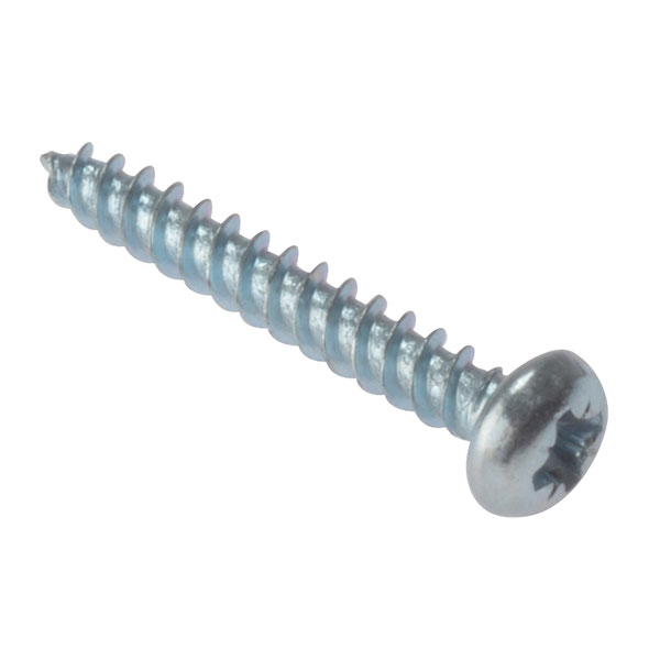 ForgeFix RH1148ZP General Purpose PZ Screw Round Head TT ZP 1.1/4 x 8 Box 200
