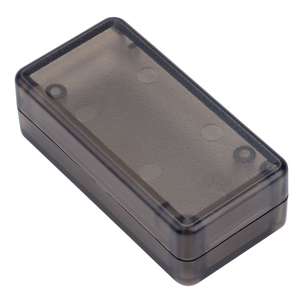 Hammond 1551BTSK Boîtier en plastique miniature Fumée translucide 50 x 25 x 15 mm