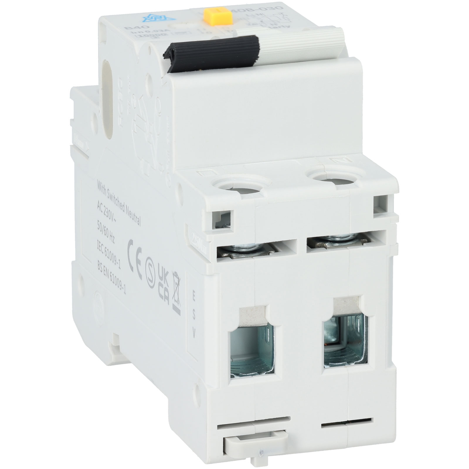 WCED WER40B-030 Type A 40A B curve 30mA high immunity RCBO