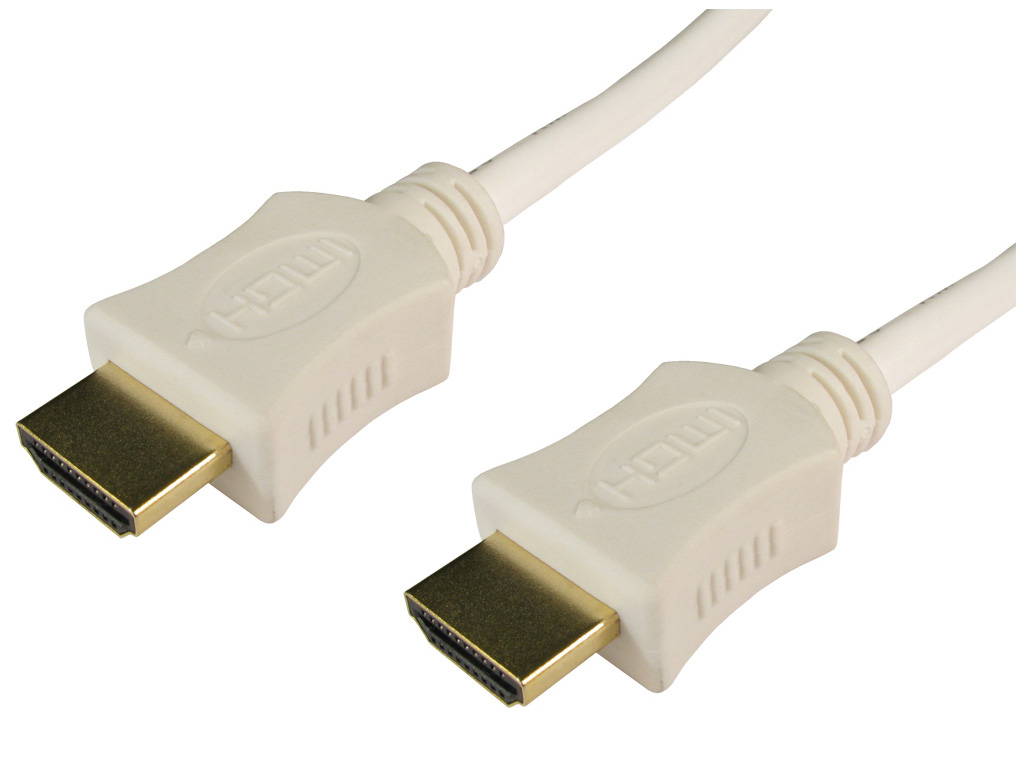 Premium HDMI Lead White or Black Xbox PS4 PS3 Cable HD LCD Video 3D HD TV 1-20m - Picture 15 of 18