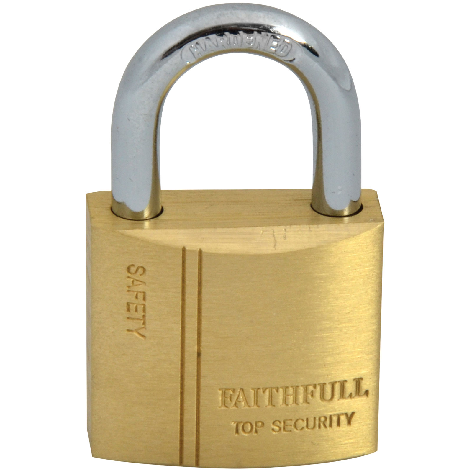 Lucchetto Faithfull BC0430 in ottone 30 mm 3 chiavi