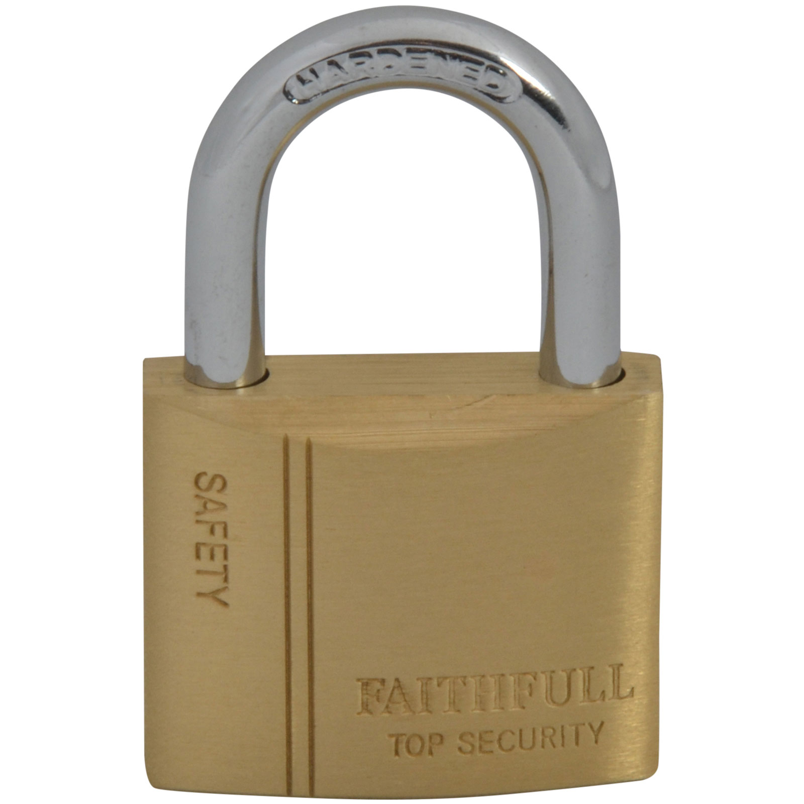 Lucchetto Faithfull BC0440 in ottone 40 mm 3 chiavi