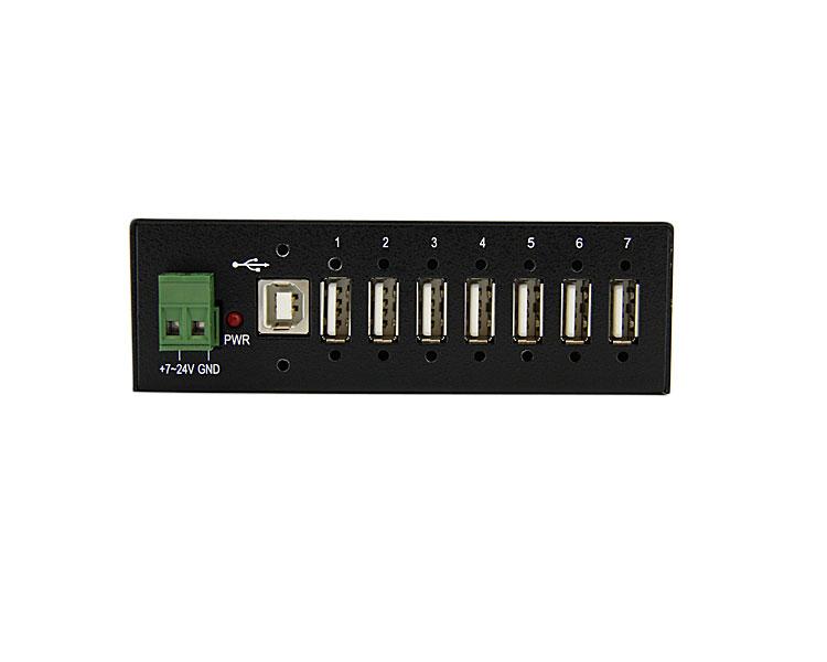ST7200USBM Startech Hub USB industriel robuste à 7 ports montable