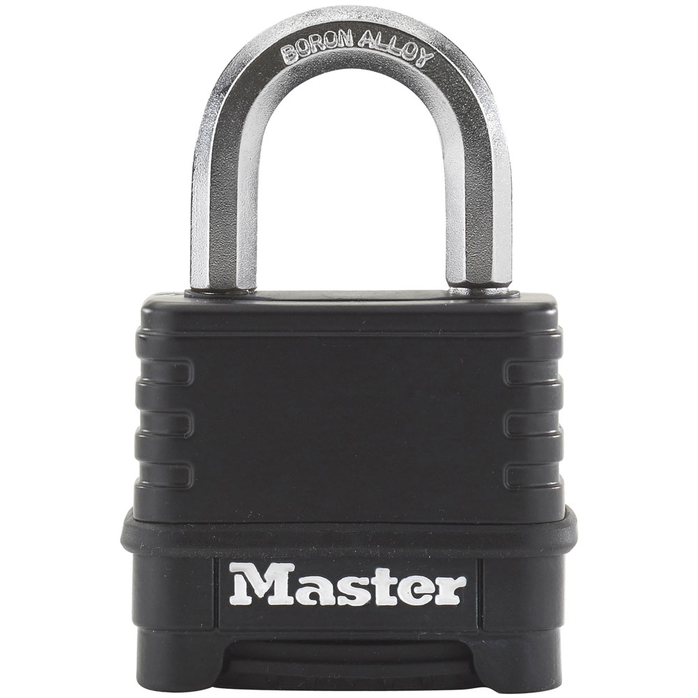 Lucchetto Master Lock M178EURD Excell™ a 4 cifre con combinazione con finitura nera da 50 mm