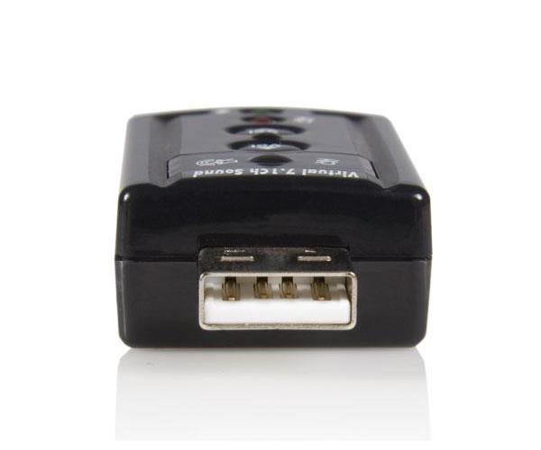 ICUSBAUDIO7 Scheda audio esterna adattatore audio stereo USB Startech Virtual 7.1
