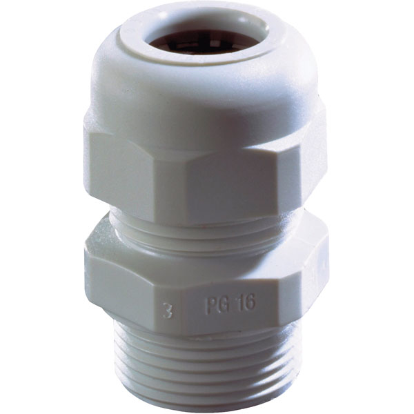 Wiska 10066402 SKV 11 Pressacavo in plastica grigio chiaro con serracavo PG11