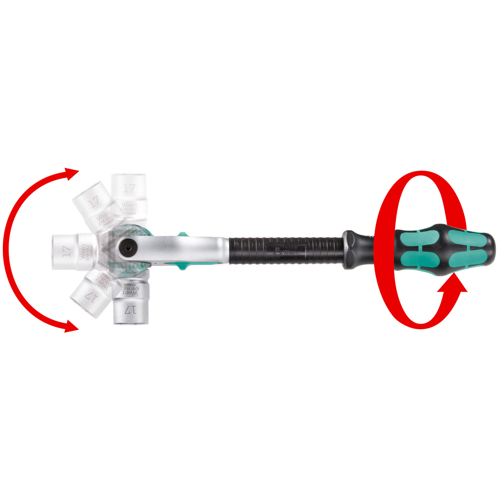 Wera 05003550001 8000 B Zyklop Speed Ratchet 3/8