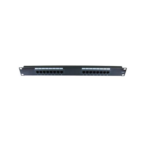 GP1032 Ethernet Network 16 Port Cat 6 Patch Panel 1U Rack Mountable