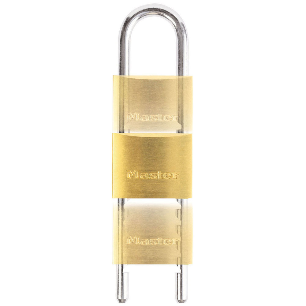 Lucchetto Master Lock 1950EURD in ottone massiccio da 50 mm con arco regolabile