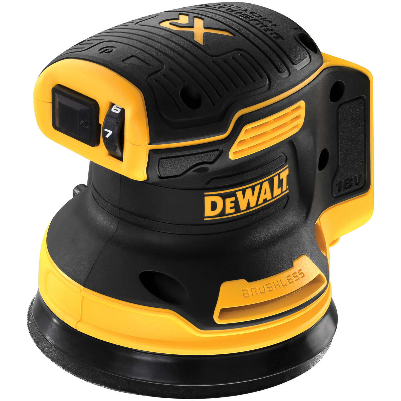 DEWALT DCW210N XR Levigatrice orbitale casuale senza spazzole 18V Unità nuda
