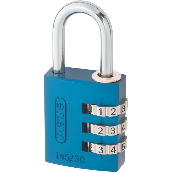 Lucchetto a combinazione ABUS 46614 145/30 Blu
