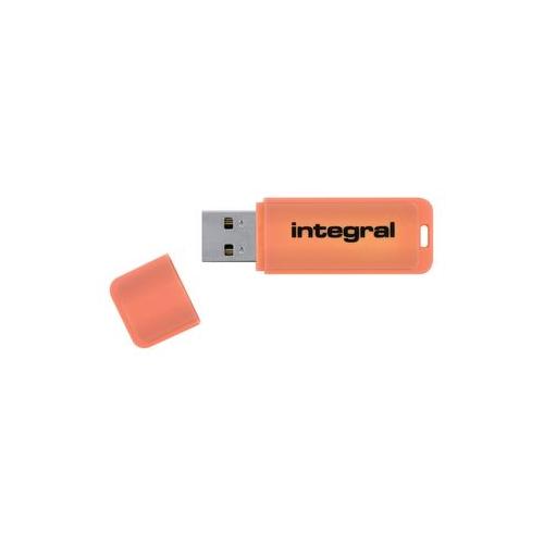 INFD16GBNEONOR3.0 Integral USB 3.0 Flash Drive Neon 16Gb Orange
