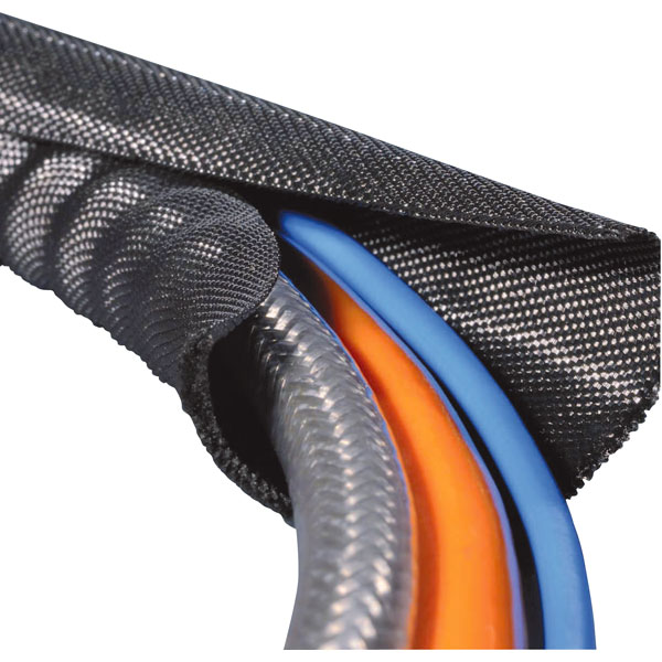 HellermannTyton 170-01000 Twist-In 05 Helagaine Meshwork Black 5mm
