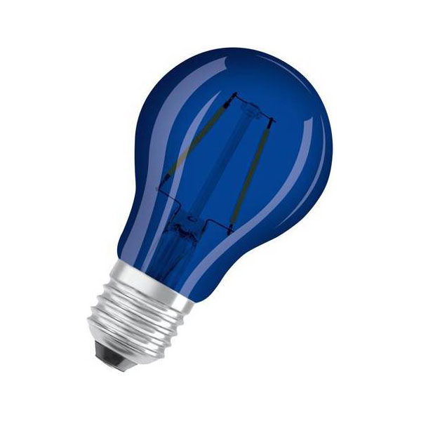 OSRAM 4058075434004 Ampoule LED STAR DÉCOR CLASSIC A 2,5W 190 Bleu E27