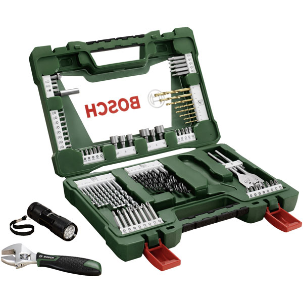 Bosch 2607017193 Juego de brocas universales TiN V-line 83 piezas