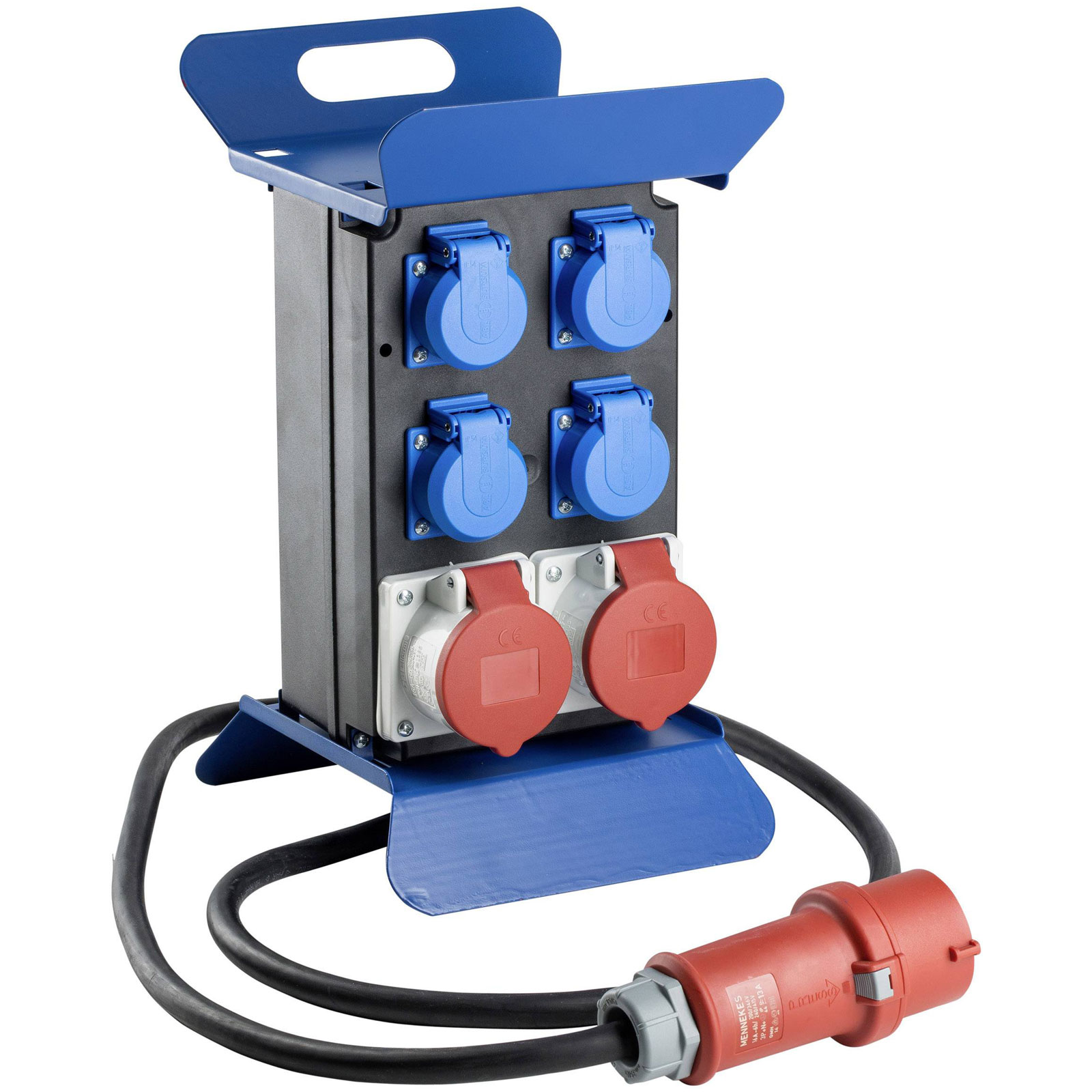 as - Schwabe 60504 CEE Power Distributor 400V 16A Shatterproof Plastic