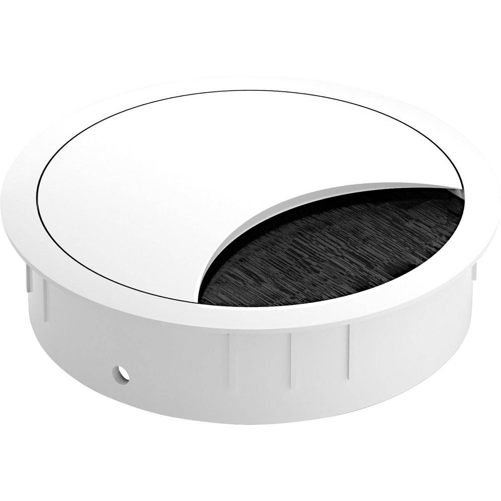 Bachmann 5073740 Cavo Gromt Zinc 80mm Coperchio di bloccaggio bianco 1pc