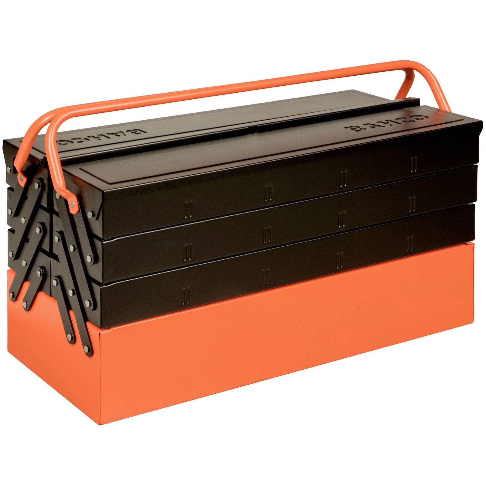 Bahco 1497MBF750 Cassetta degli attrezzi vuota in metallo nero/arancione 1pz