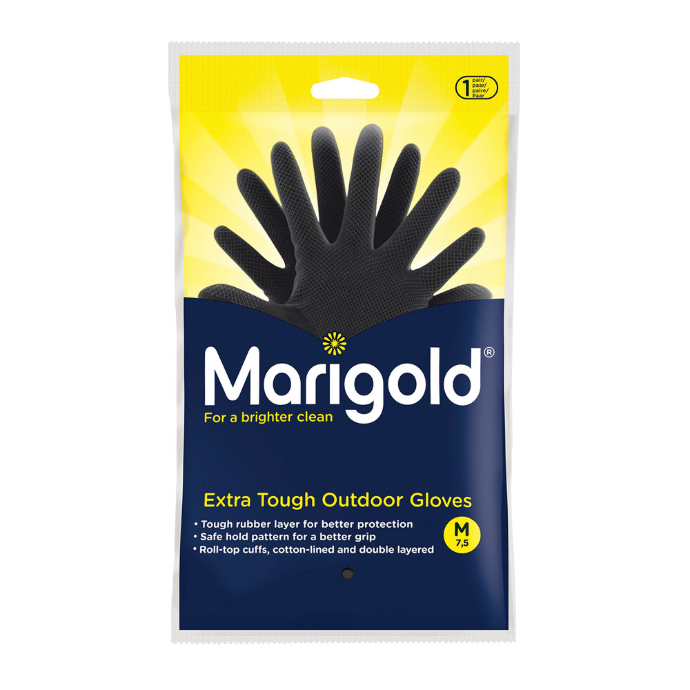 Marigold 145400 Extra Tough Outdoor Gloves - Medium (6 Pairs)