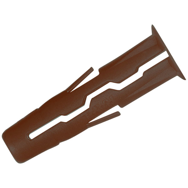 Rawlplug R-UNO-BRN-1000 Tapones UNO® Marrón 7 x 30 mm (Paquete 1000)