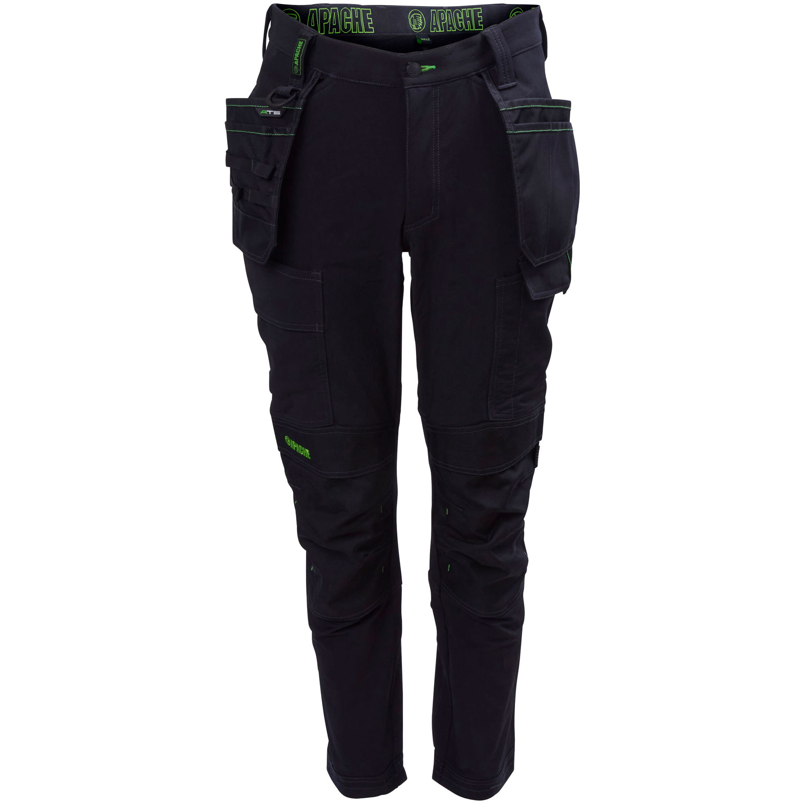 Apache CALGARY 34W/29L Calgary Black Stretch Holster Trousers Waist 34