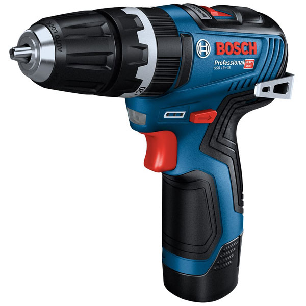 Bosch 06019J9070 GSB 12V-35 Professional Combi Drill 12V 2 x 3.0Ah Li-ion