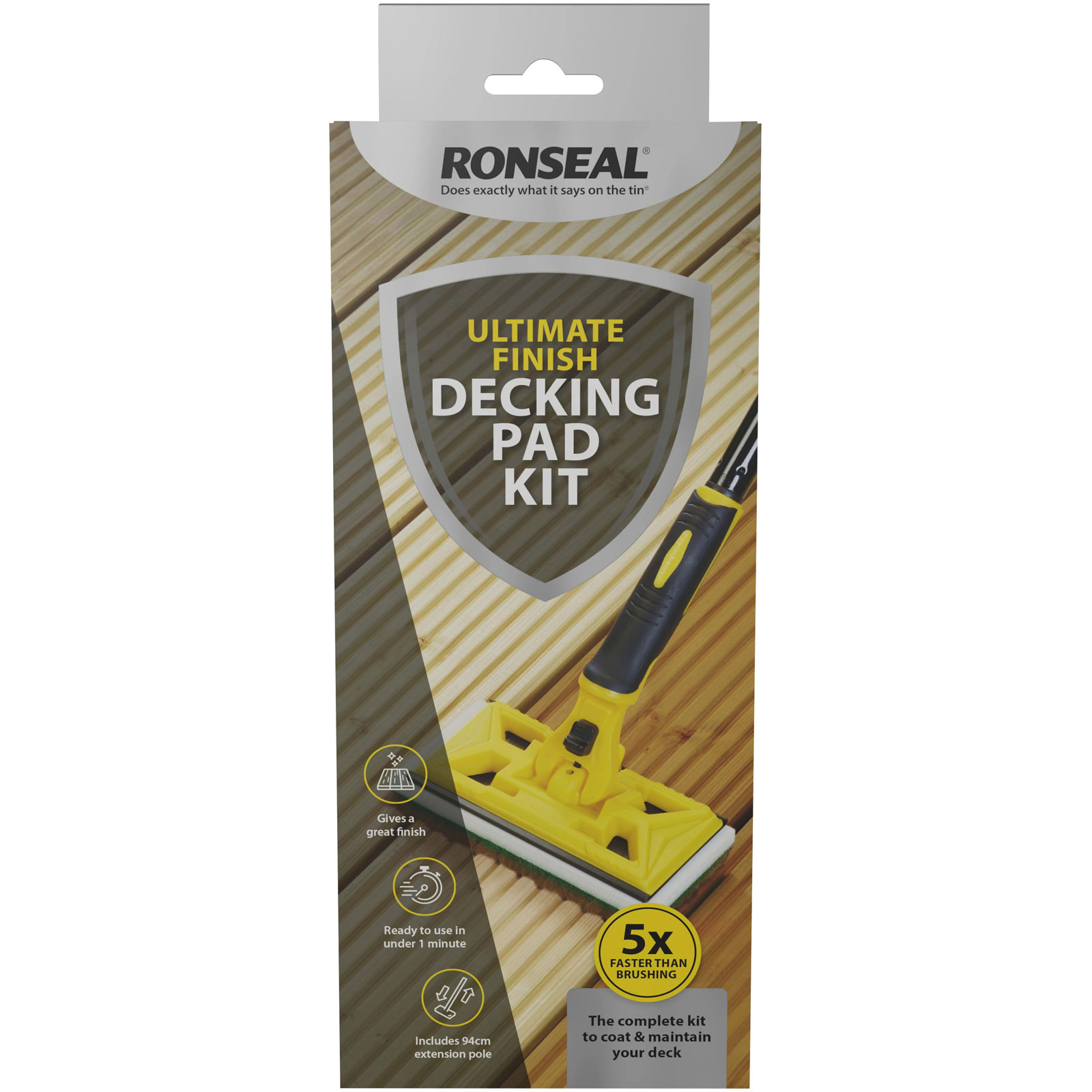 Ronseal 39128 Kit di cuscinetti per pavimentazione con finitura definitiva