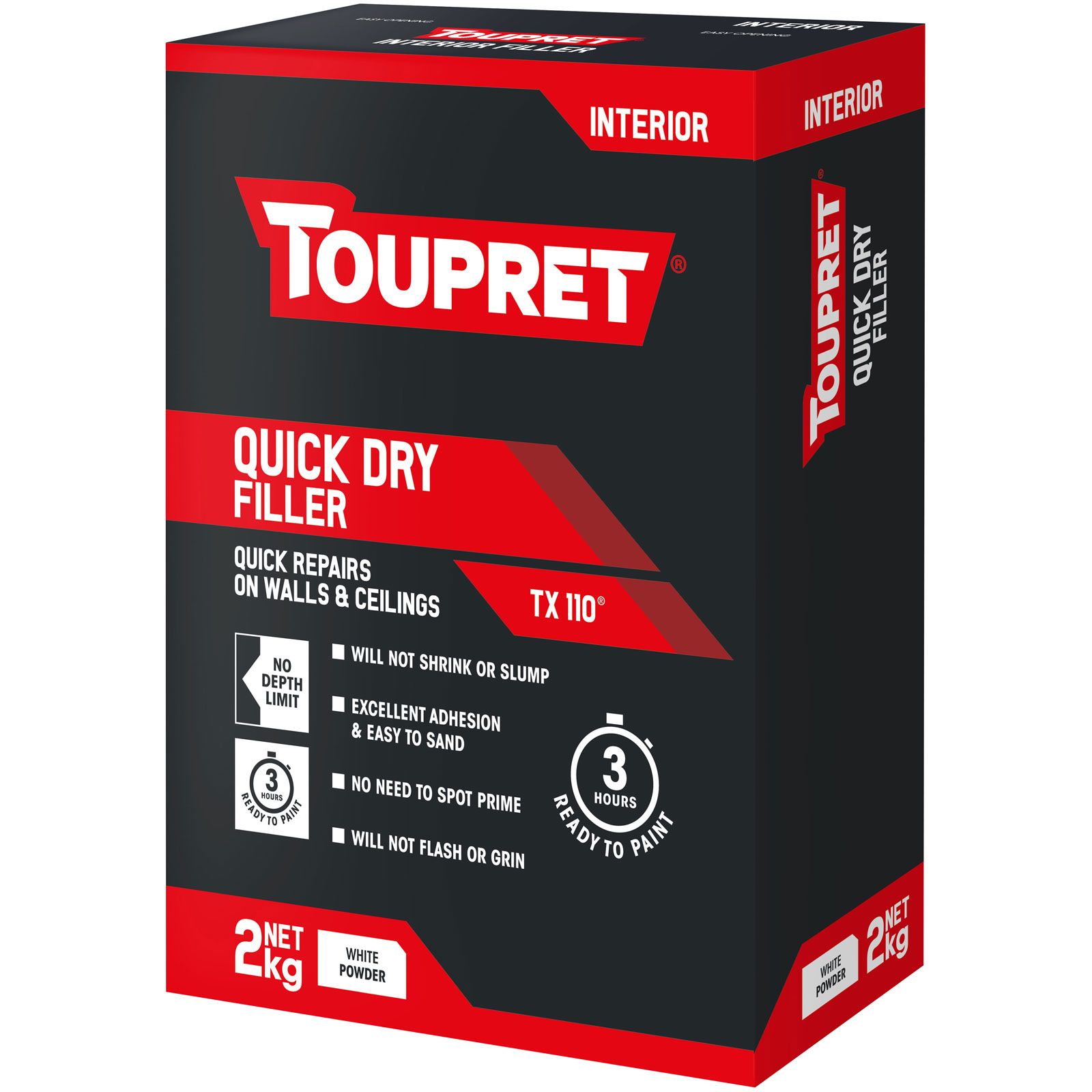 Toupret TTREB902GB Riempitore ad asciugatura rapida 2kg