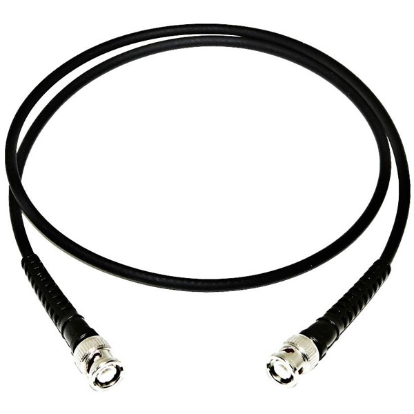 Mueller BU-P2249-C-24 Test Lead BNC Plug 0.6m Black Coaxial Cable