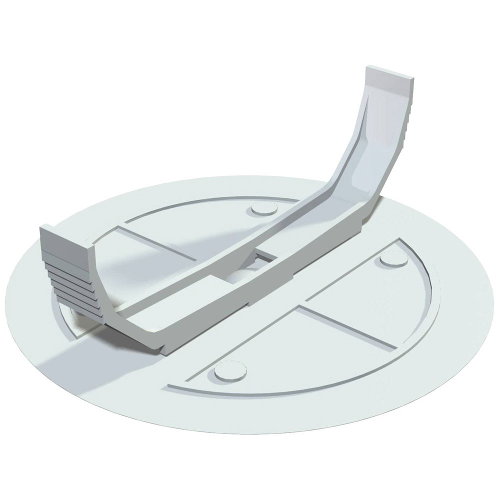 OBO Bettermann 2003227 Spring-Loaded Lid Ø70mm Roughened Surface