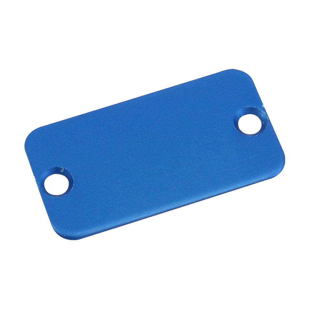 Hammond 1455DALBU-10 Pannello terminale Serie 1455D 1,5 x 45 x 25 mm Blu