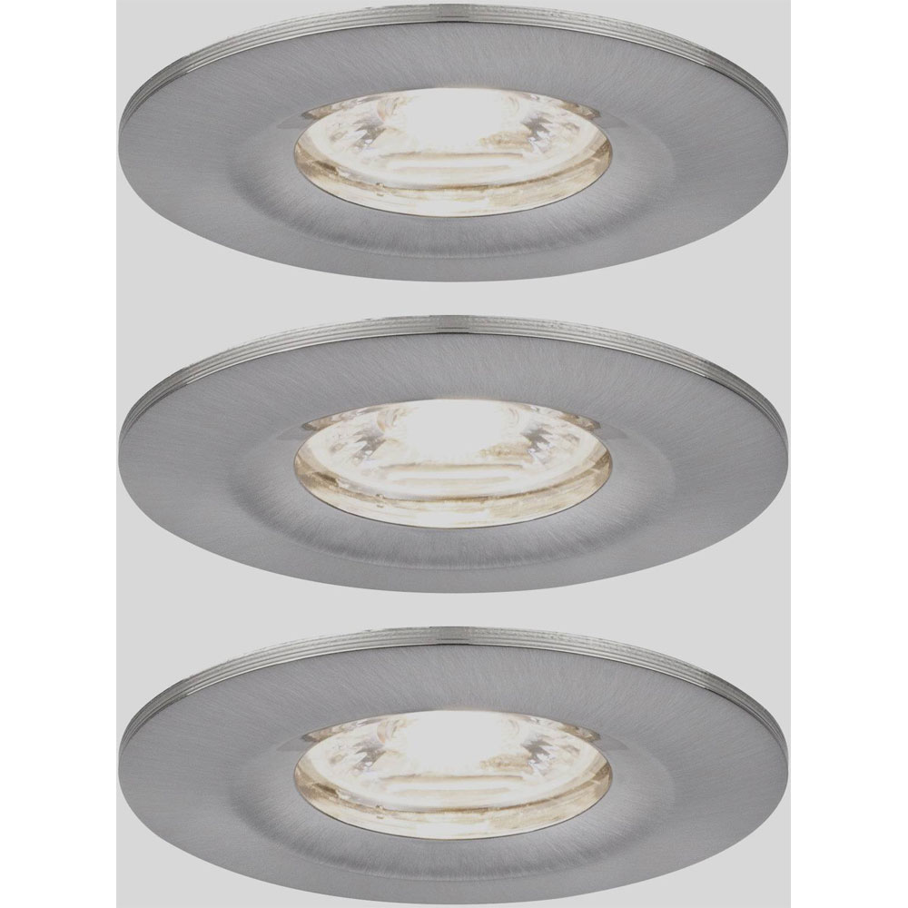 Paulmann 94301 EBL Nova Mini Kit d'encastrés LED 4W Fer 3 pièces