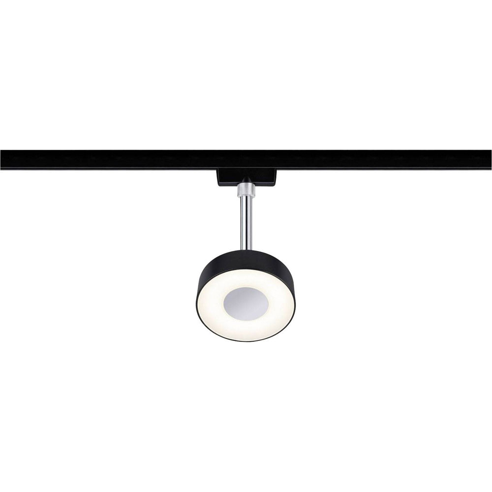 Paulmann 96915 URail LED Light 5W Nero Opaco Compatibile con binario ad alta tensione
