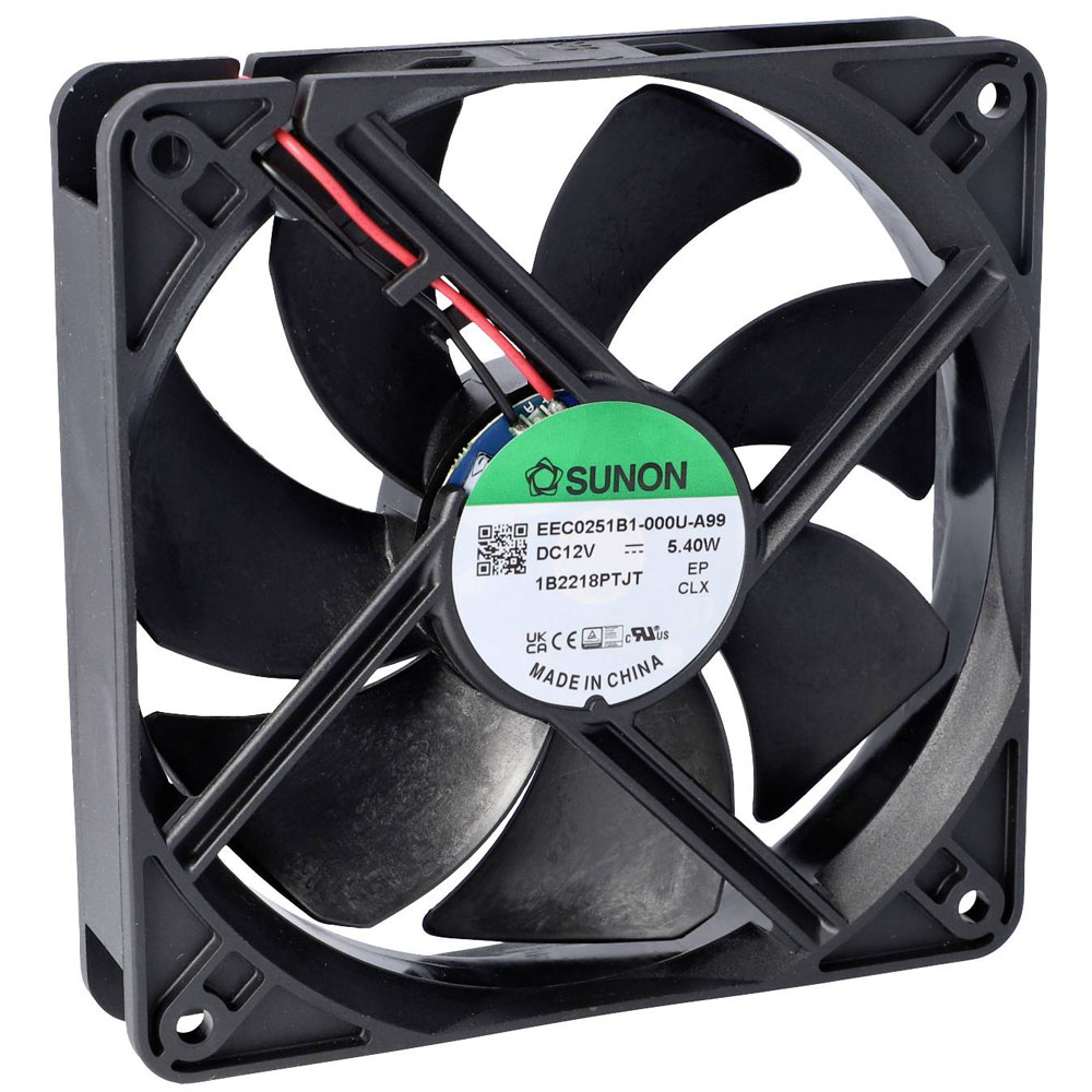 Sunon MEC0251V2-000U-A99 Axial Fan 12V 157.97m³/h 25x120x120mm