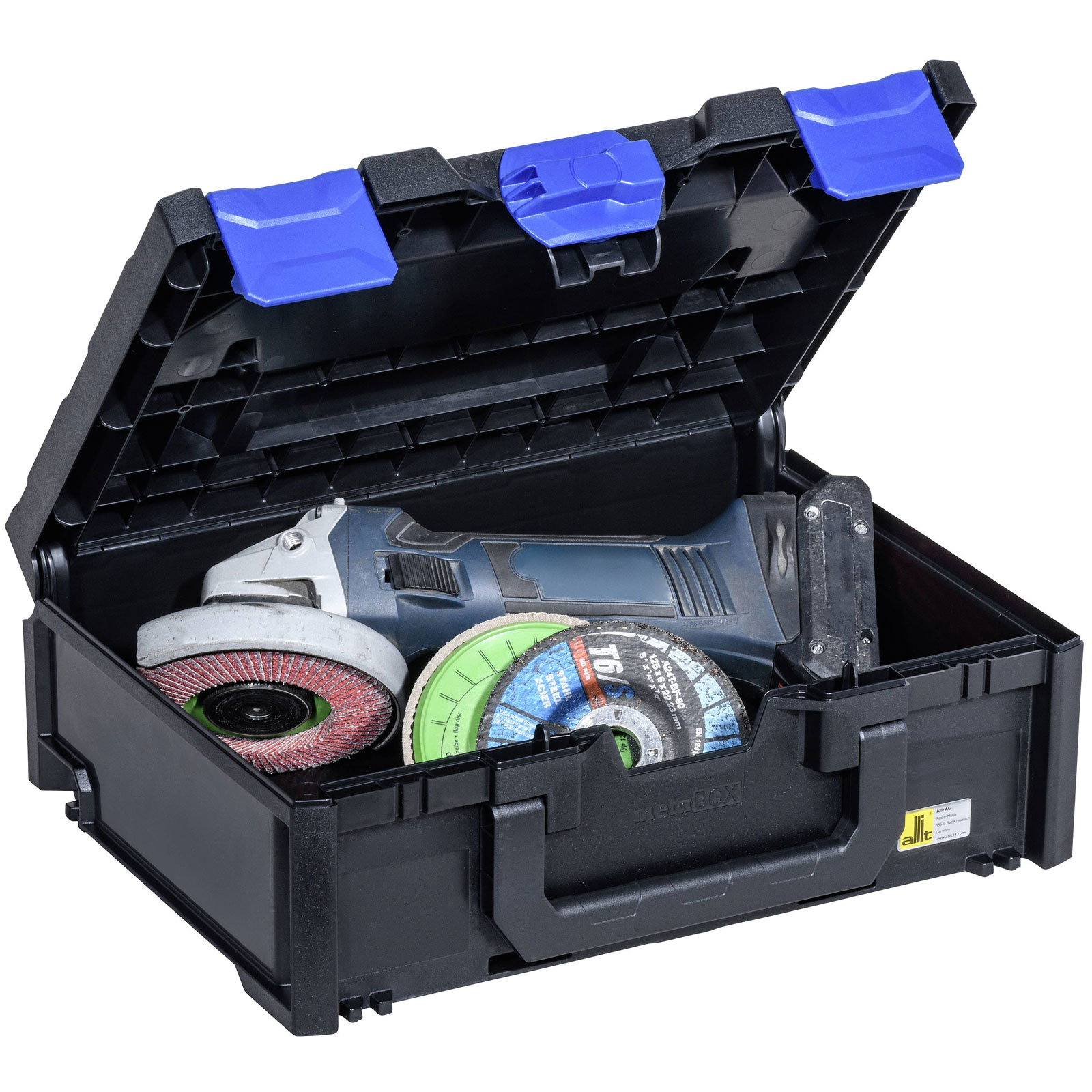 Allit 454420 EuroPlus Metabox Cassetta Attrezzi 396x296x145mm ABS Impilabile