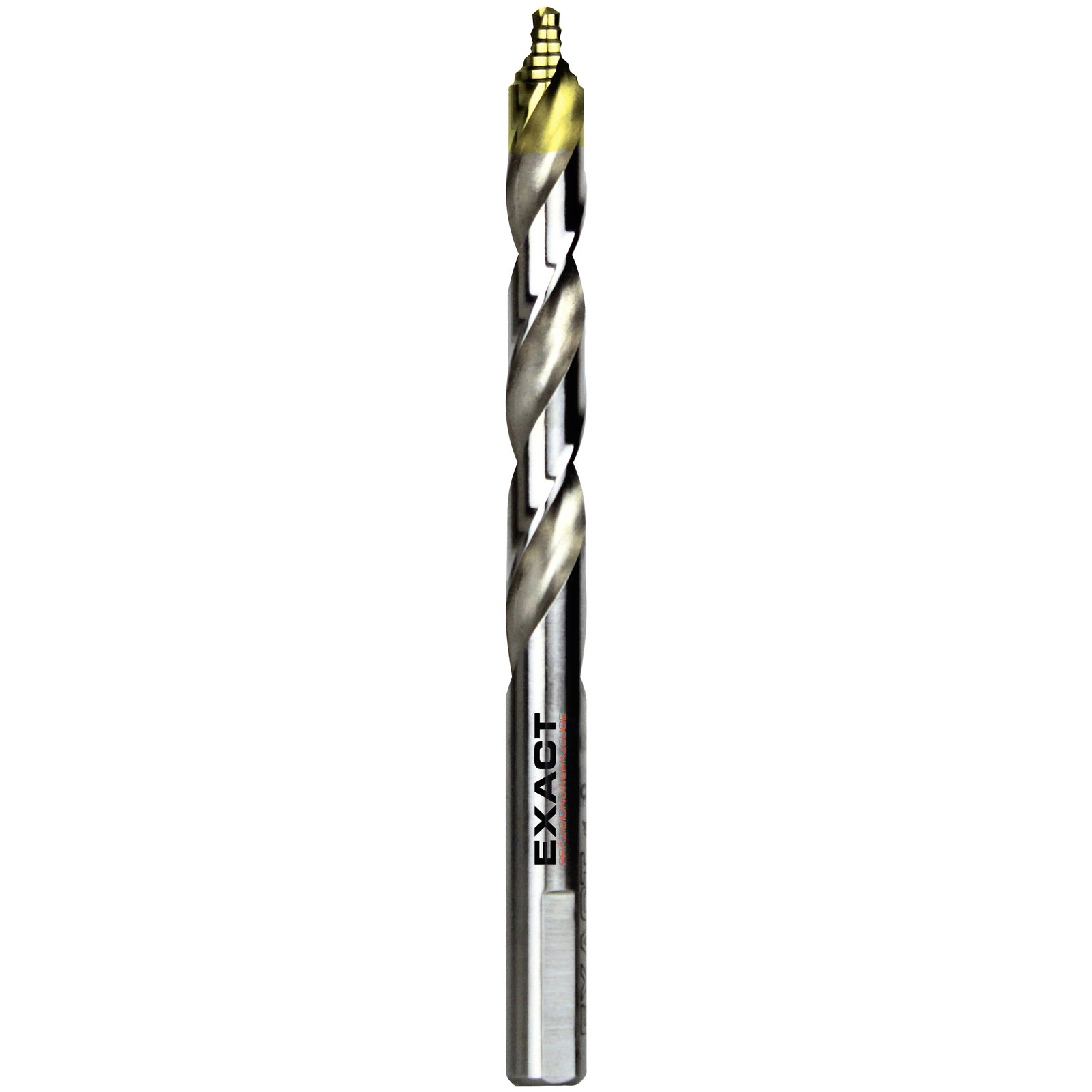 Exact 74855 Punta Elicoidale 5.5mm HSS Tin-Tip DIN 338 10 pz