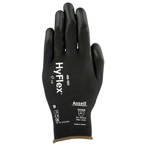 Ansell 48101100 HyFlex® Nylon Glove Size 10 Durable Flexible EN Certified