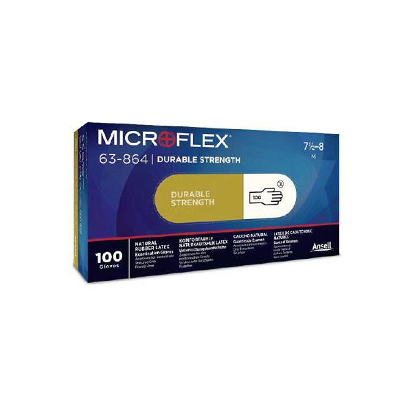 Ansell 63864090 MICROFLEX® Guanti in lattice Taglia 9 testurizzati durevoli 100 pezzi