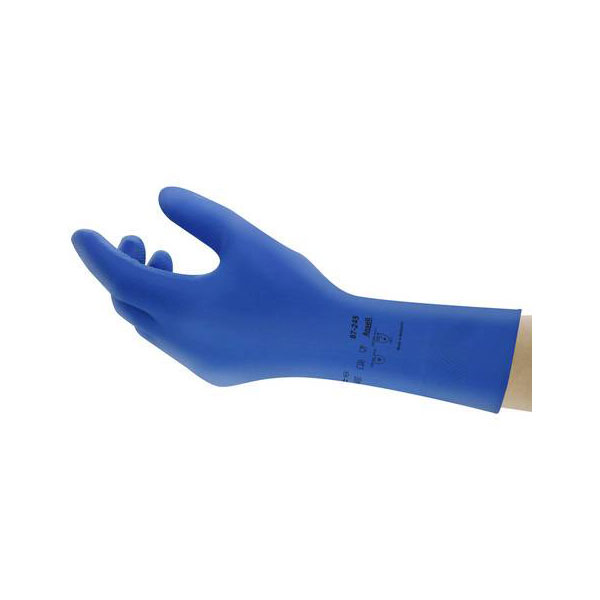 Ansell 87245065 AlphaTec® Chemical Gloves 6.5/7 Resistant Tear-Proof